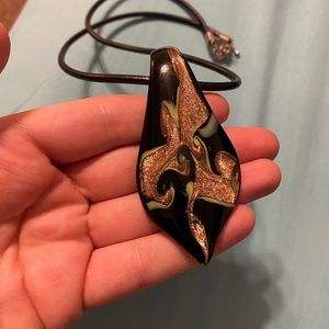 Glass Pendant Necklace